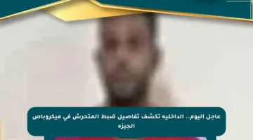 عاجل اليوم.. الداخلية تكشف تفاصيل ضبط المتحرش في ميكروباص الجيزة